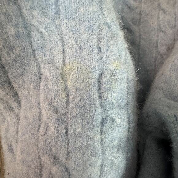 Brooks Brothers “346” 100% Lambswool Cable Knit Sweater Crew Neck Pullover - Picture 5 of 5